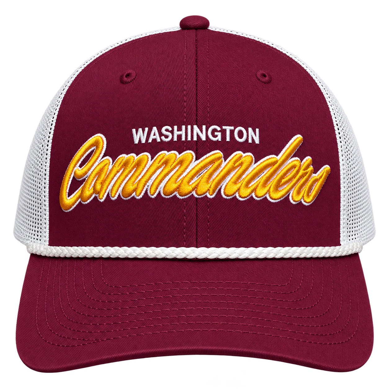 NFL Washington Commanders Burgundy Mesh Trucker Baseball Hat