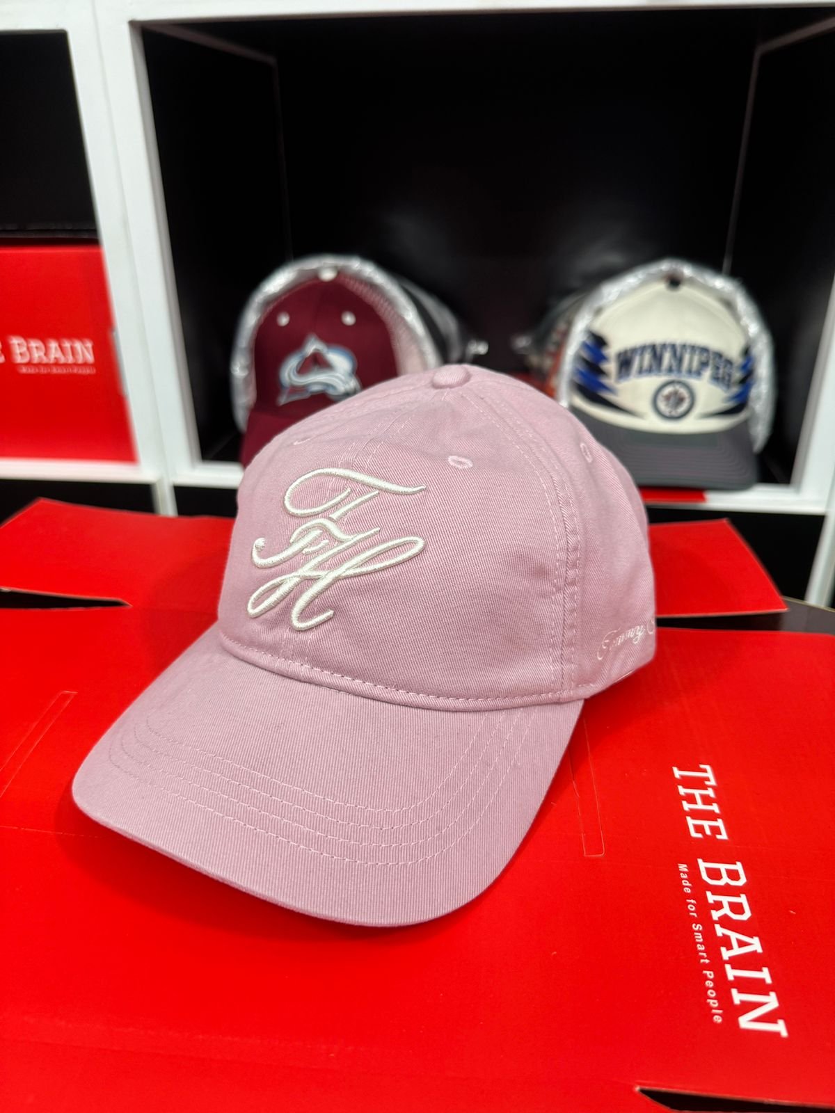 Tommy Hilfiger TH Embroidered Adjustable Baseball Cap ( Dust Pink )