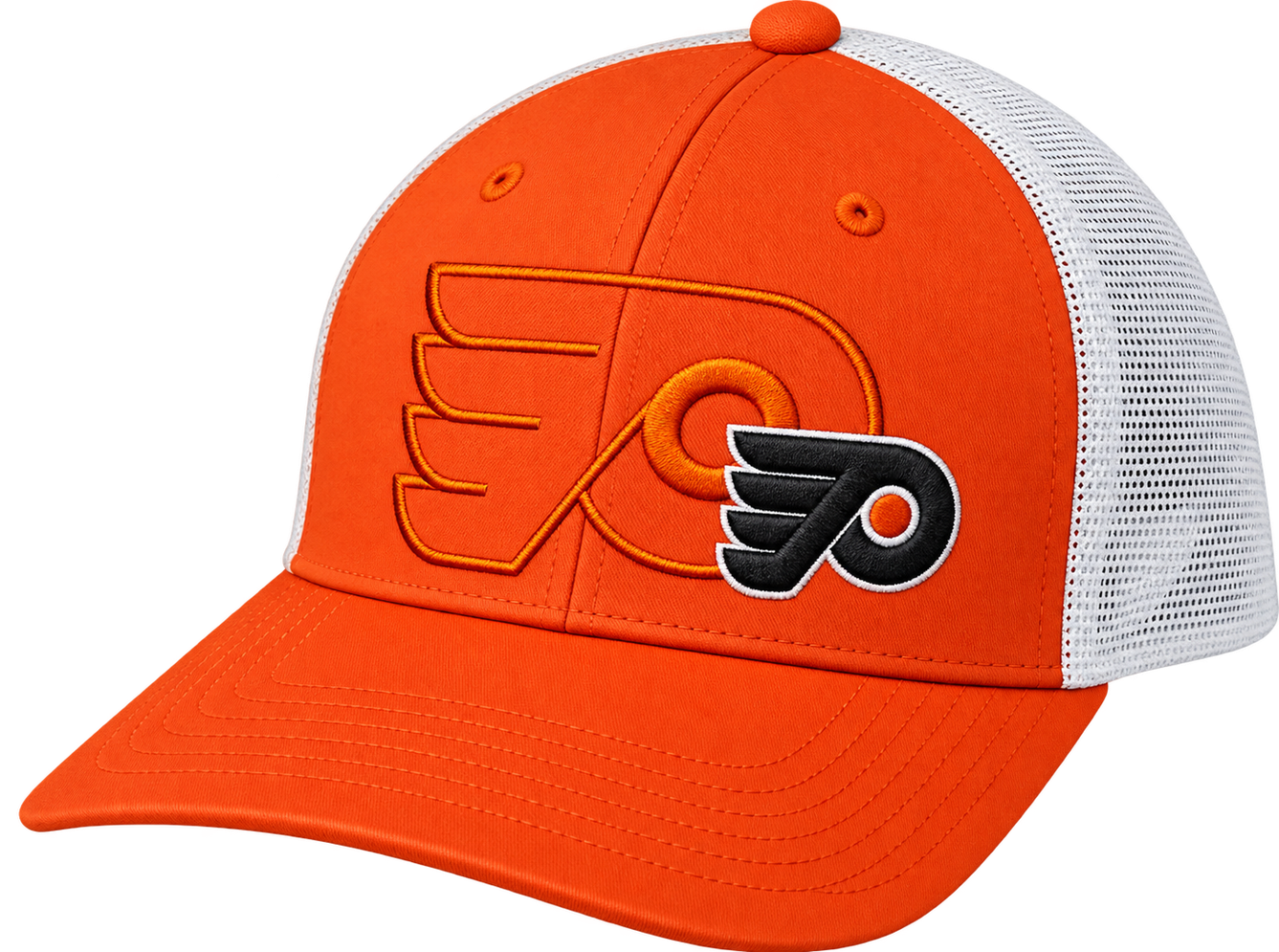 Flyers Logo Trucker Cap (Mesh Snapback)