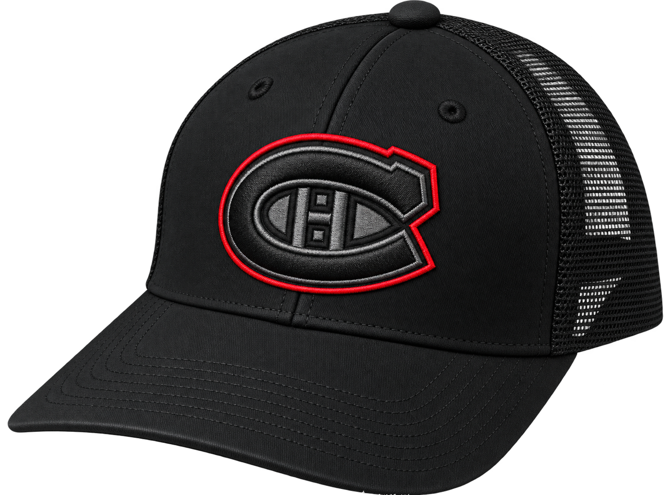 Montreal Canadiens Mesh Trucker Snapback Cap